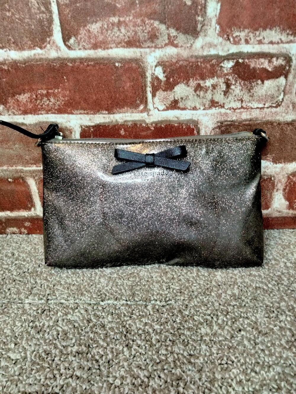 Kate Spade New York Mavis Street Amy Clutch - Glitter - Cosmetic Makeup Bag